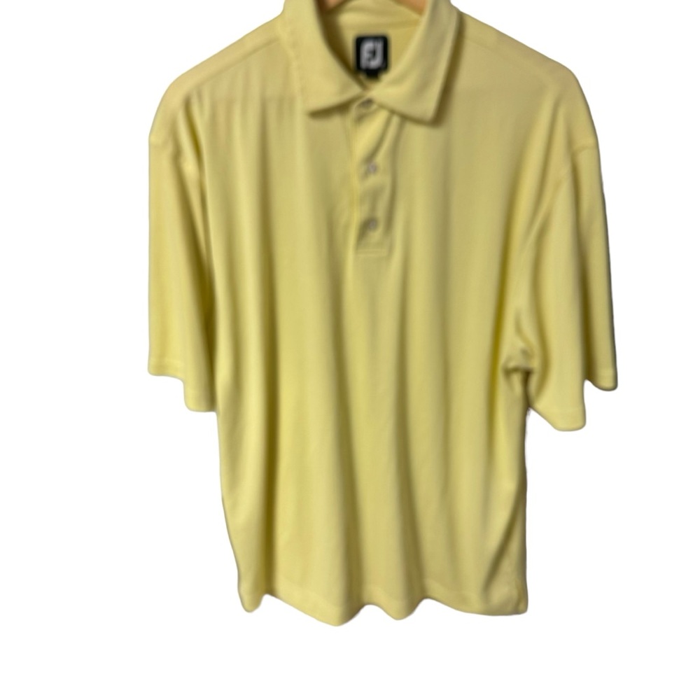 FootJoy men’s size XL yellow short sleeve‎ polo